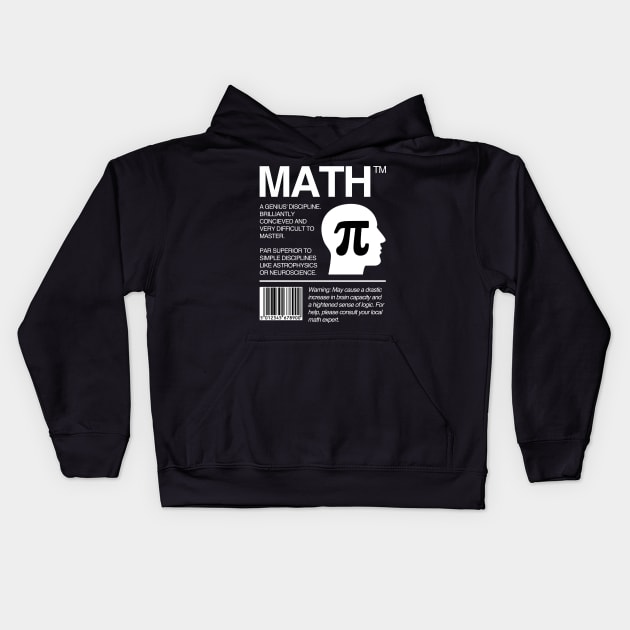 Math Package - Math Teacher Kids Hoodie by isstgeschichte